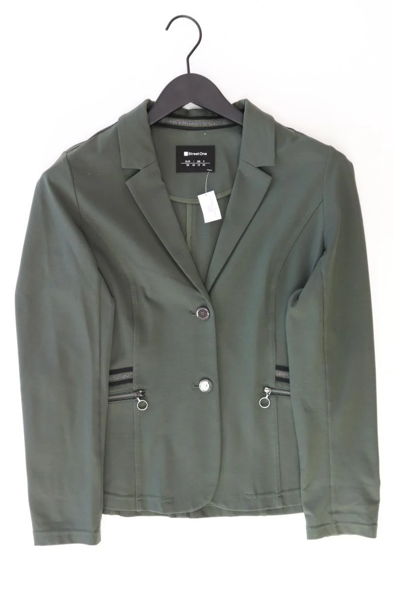 Street One Regular Blazer Gr. 38 neuwertig olivgrün aus Viskose