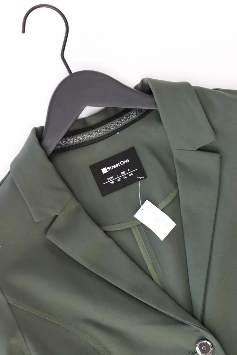 Street One Regular Blazer Gr. 38 neuwertig olivgrün aus Viskose