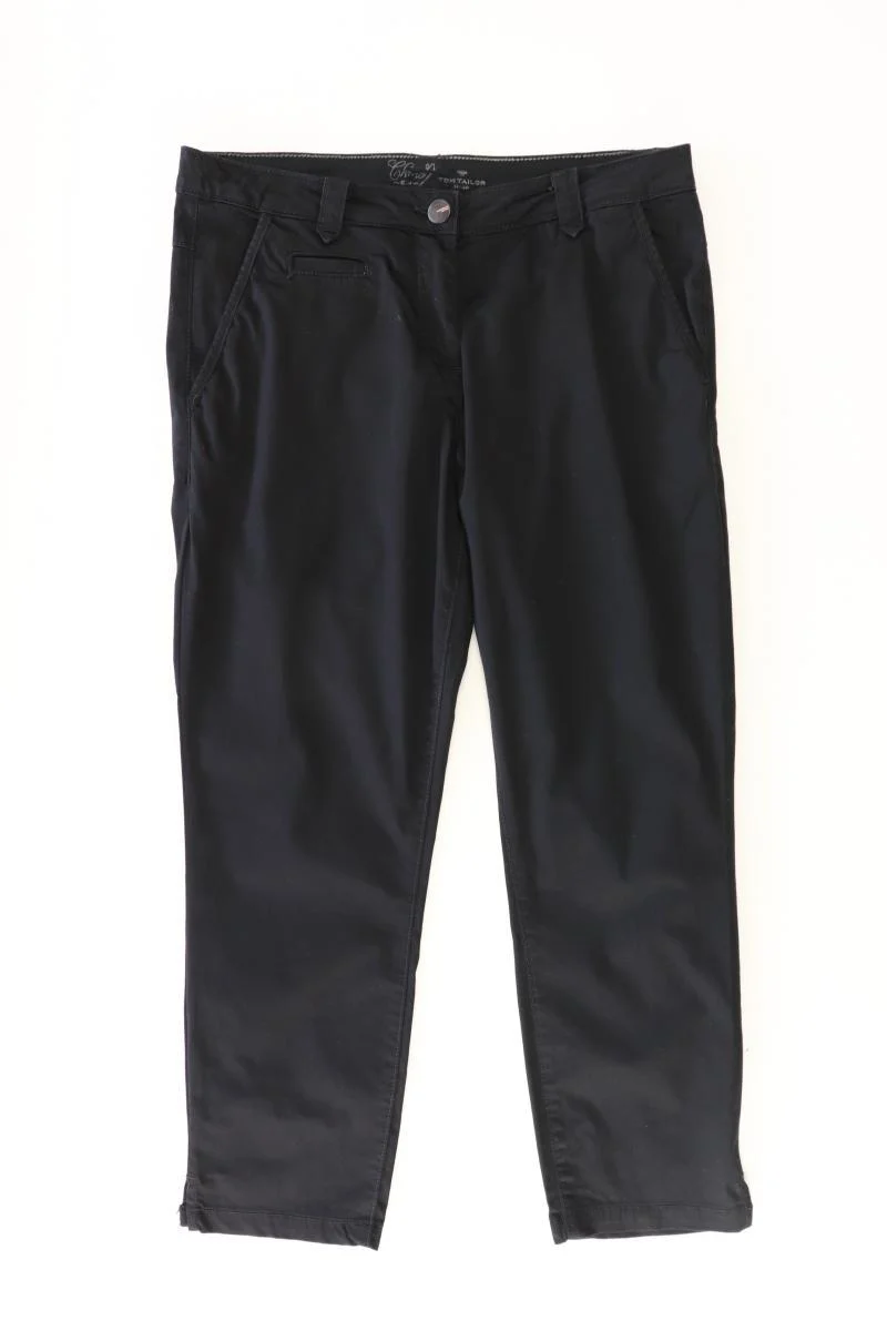 Tom Tailor Chinohose Gr. 36 schwarz aus Baumwolle