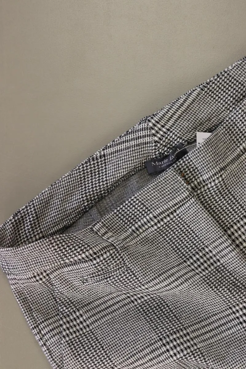 Marie Lund Stoffhose Gr. 42 hahnentritt grau aus Viskose
