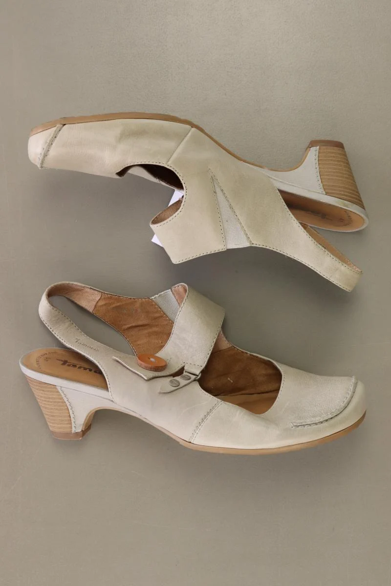 Tamaris Pumps Gr. 41 grau aus Leder