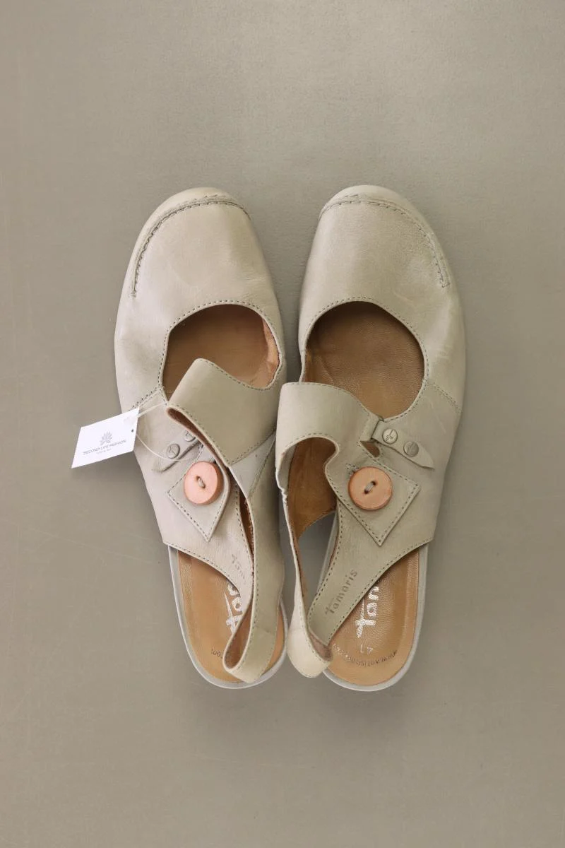 Tamaris Pumps Gr. 41 grau aus Leder