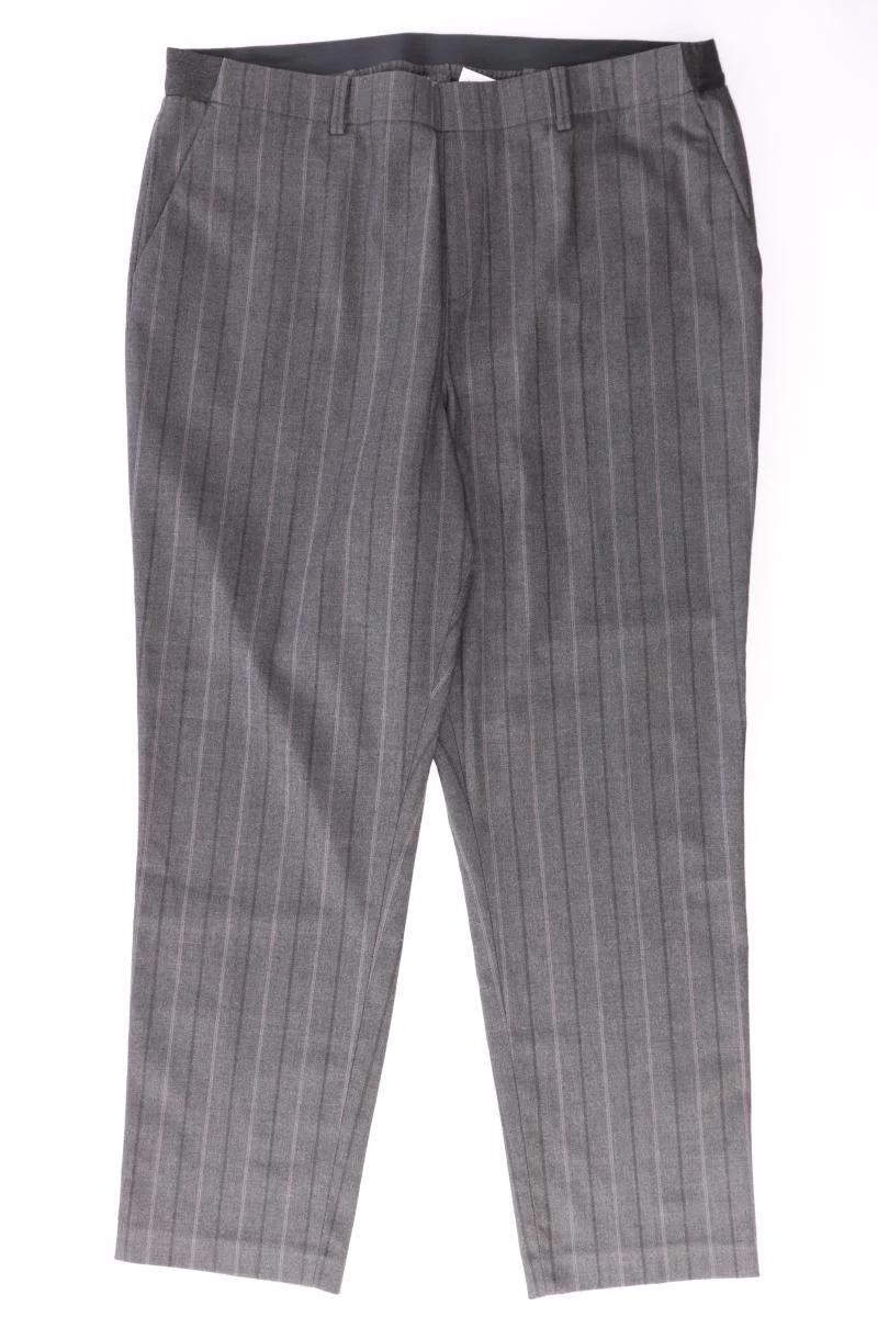 Uniqlo Hose Gr. XL gestreift grau aus Polyester