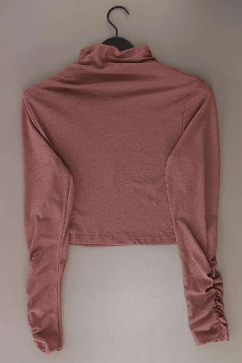 miss selfridge Cropped Shirt Gr. 46 Langarm lila aus Polyester