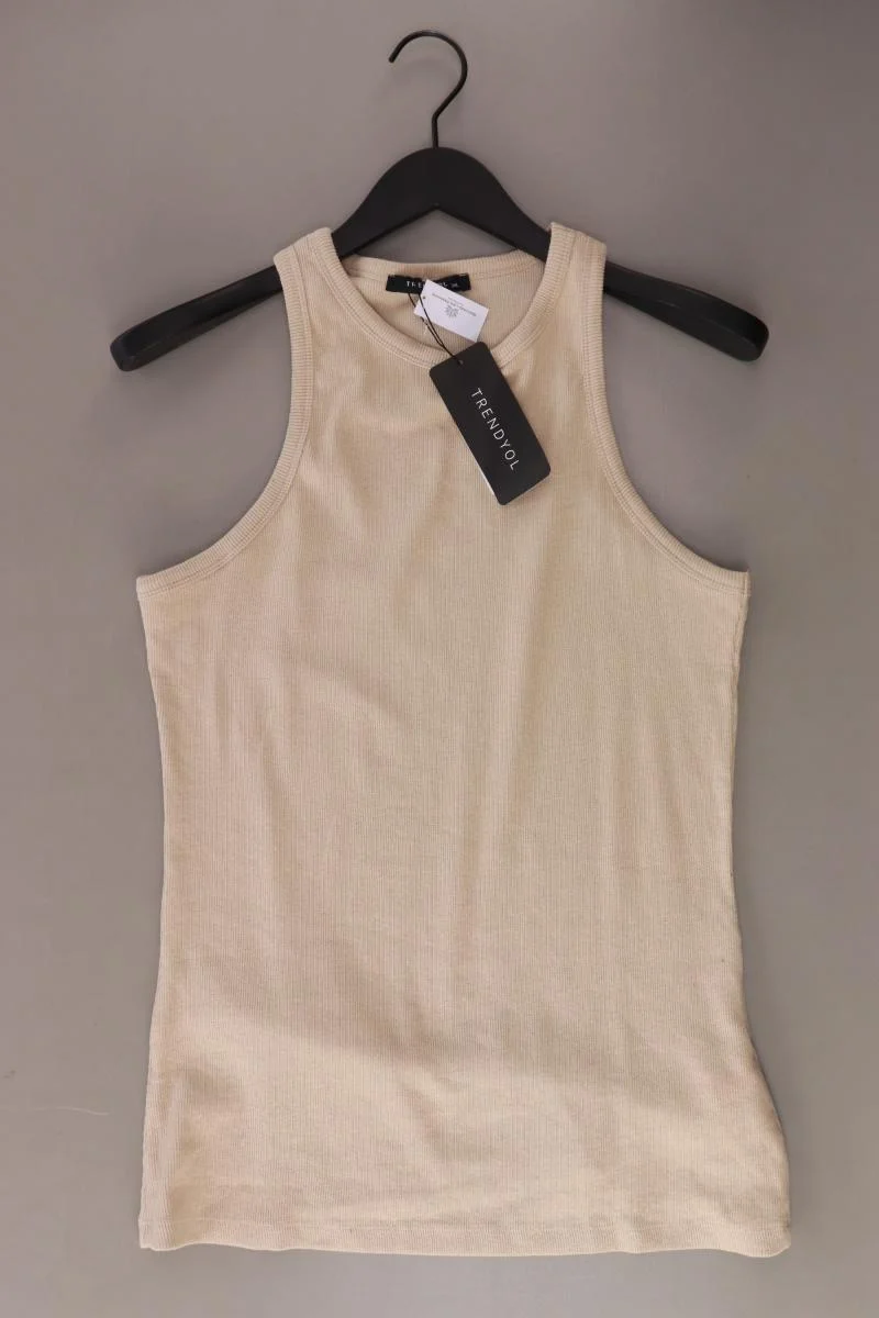 Trendyol Trägertop Gr. 46 neu mit Etikett creme aus Baumwolle