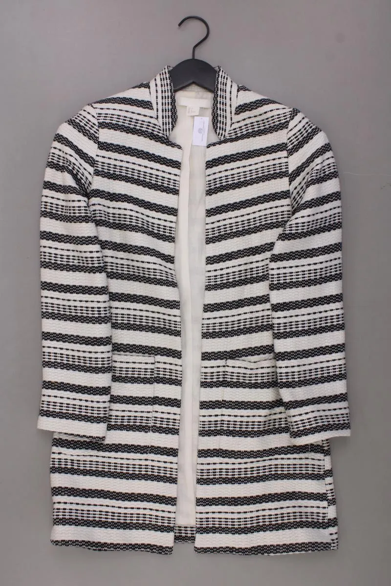 H&M Übergangsmantel Gr. 32 creme aus Polyacryl