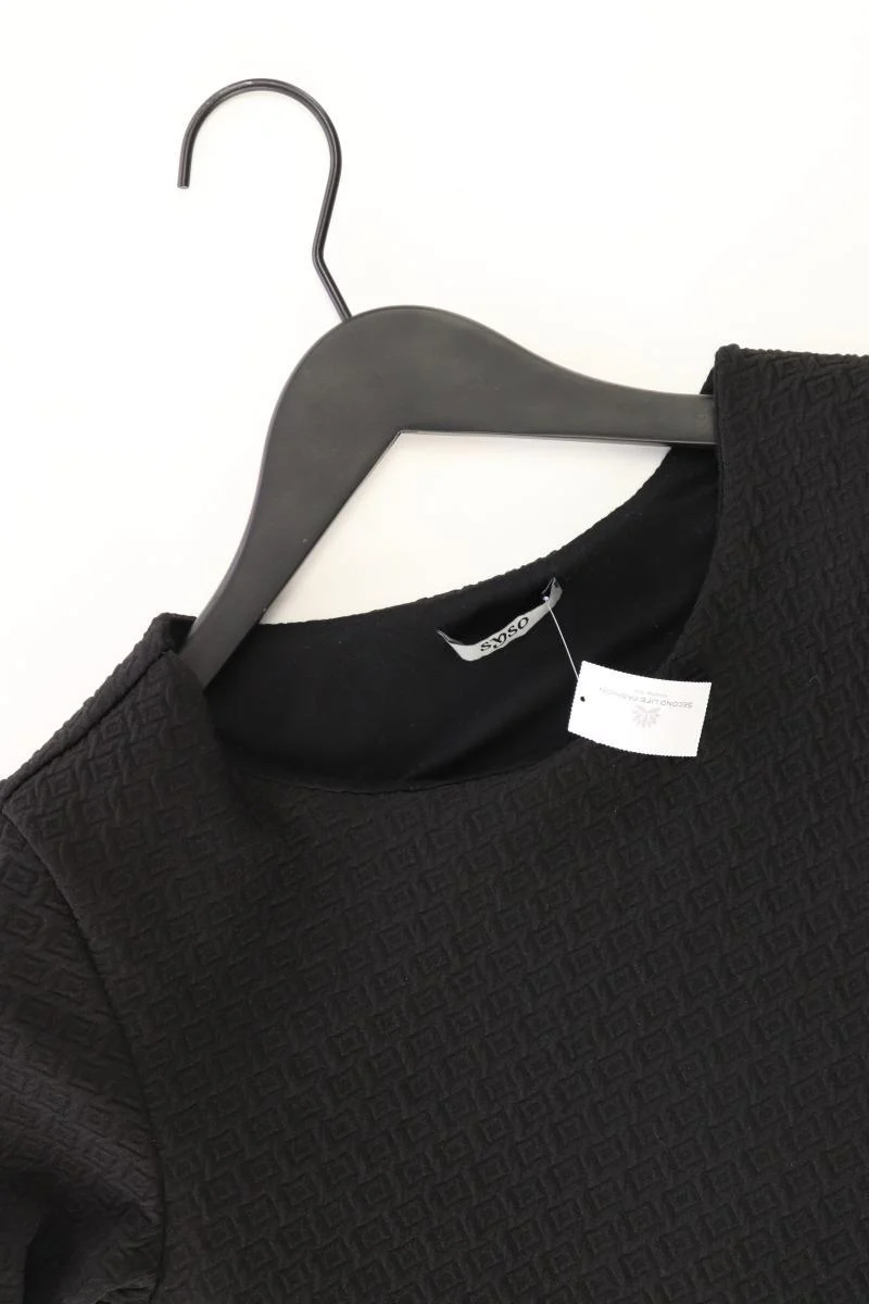 Sysò Bolzano Kleid Gr. S 3/4 Ärmel schwarz aus Polyester