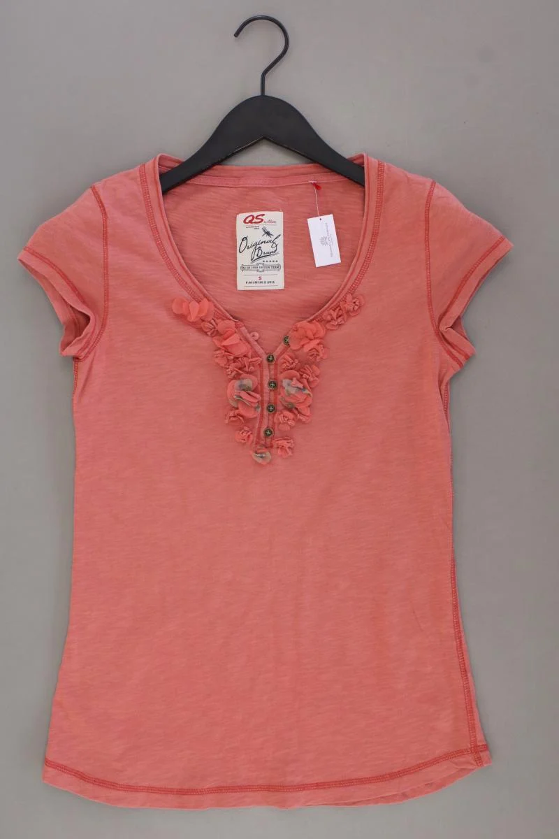 QS by s.Oliver T-Shirt Gr. S Kurzarm orange