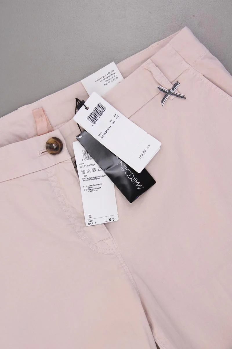 Marc Cain Stoffhose Gr. 38 neu mit Etikett Neupreis: 189,9€! rosa aus Baumwolle