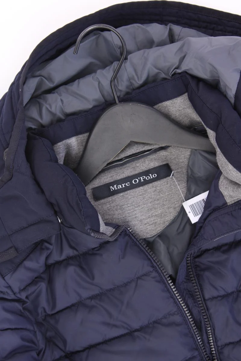 Marc O'Polo Kapuzenmantel Gr. 36 blau aus Polyester