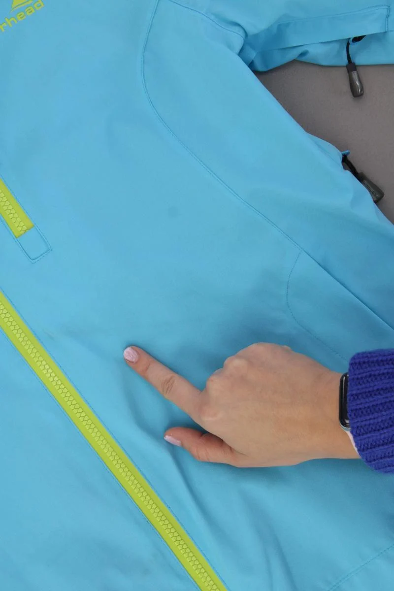 moorhead Kapuzenjacke Gr. 42 blau aus Polyester