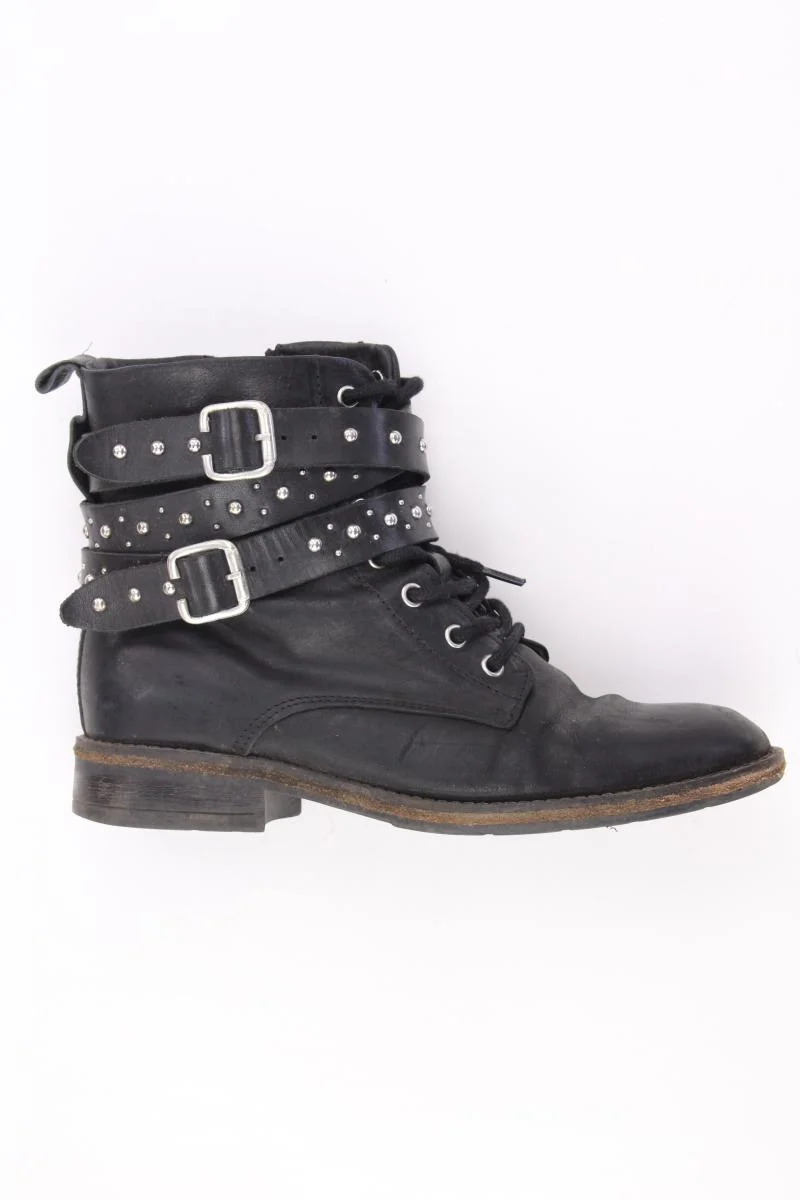 Buffalo Stiefeletten Gr. 37 mit Nieten schwarz
