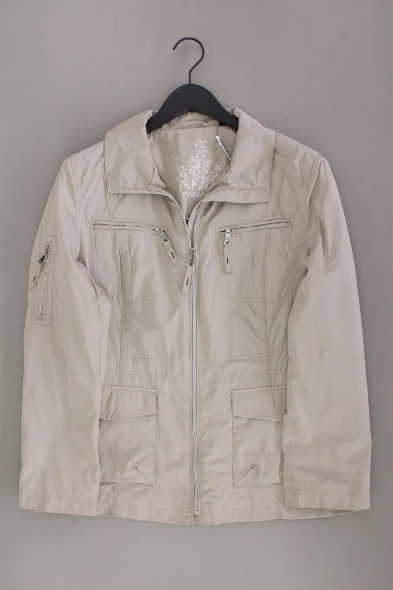 FABIANI Übergangsjacke Gr. 42 creme aus Polyester
