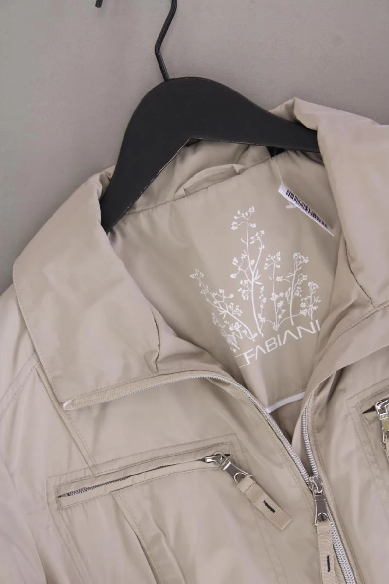 FABIANI Übergangsjacke Gr. 42 creme aus Polyester
