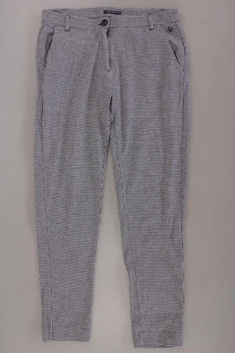 Marc O'Polo Stoffhose Gr. 36 hahnentritt grau aus Baumwolle