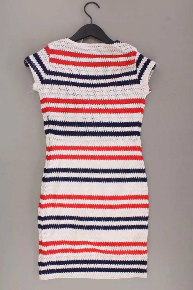 Guess Kurzarmkleid Gr. S gestreift mehrfarbig aus Polyester