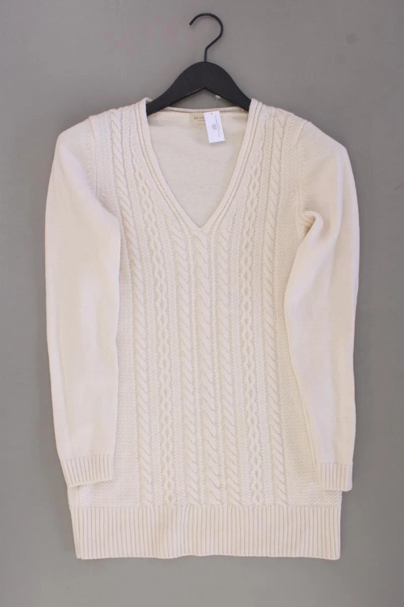 Bramante Zopfpullover für Herren Gr. 48 creme aus Wolle