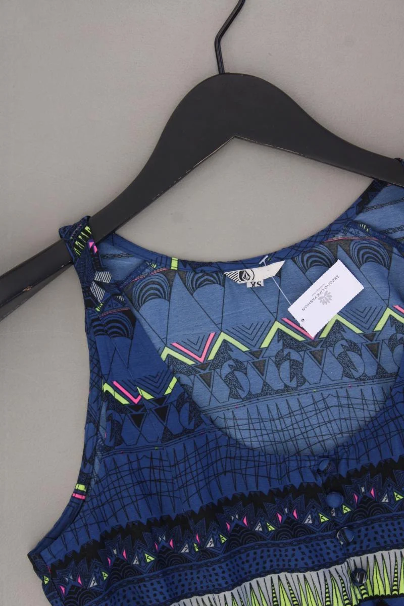Volcom Trägerkleid Gr. XS blau aus Polyester