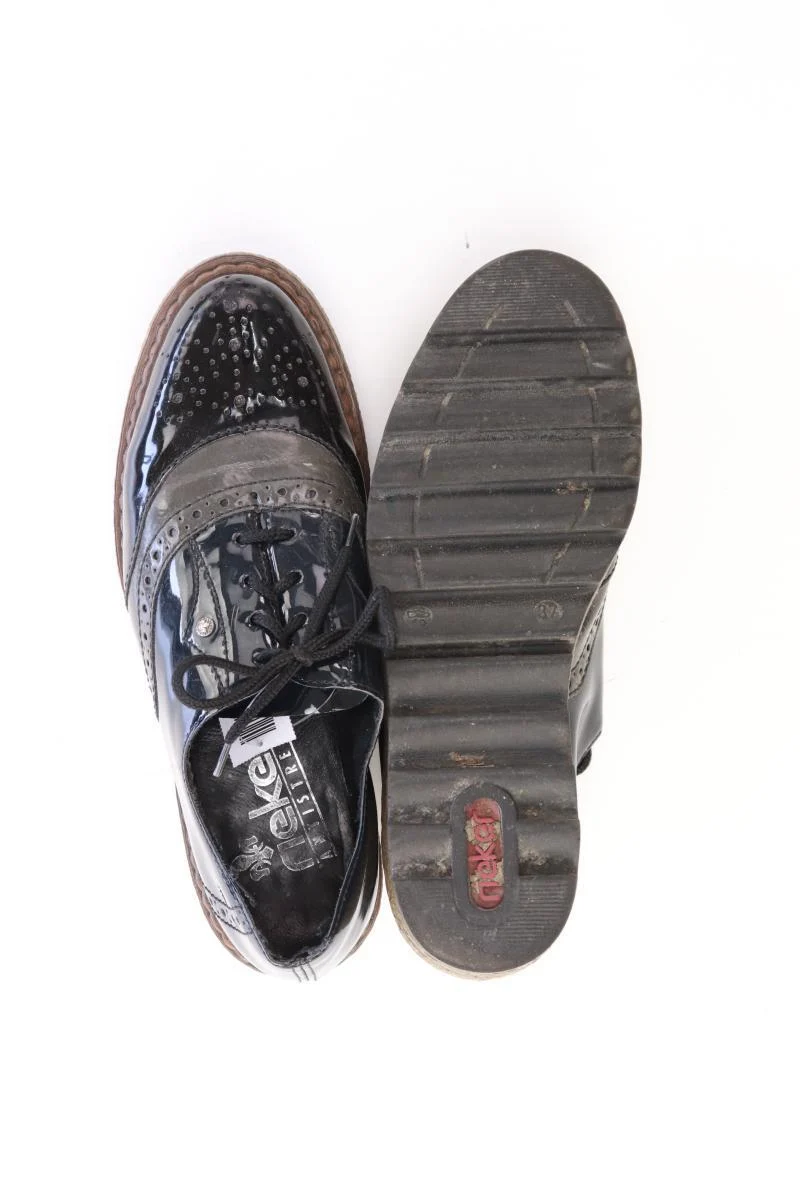 Rieker Schuhe Gr. 37 blau