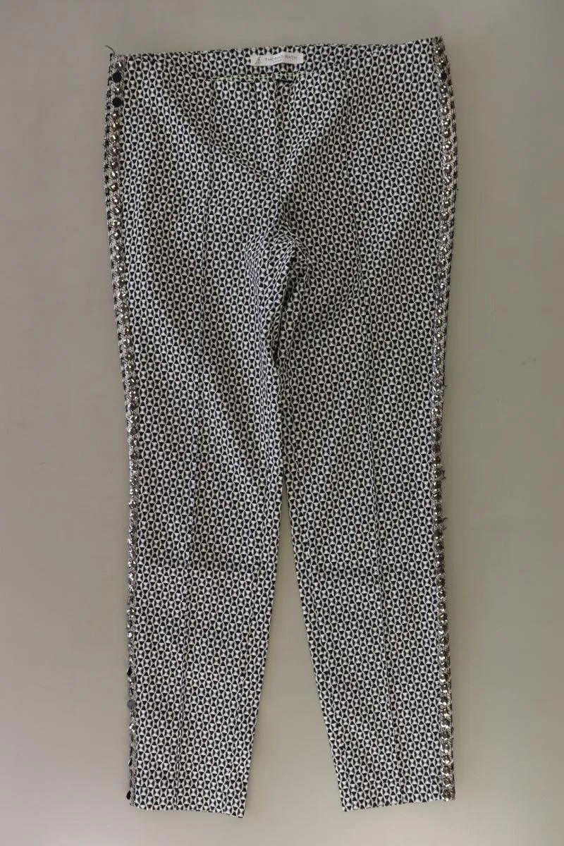 Thomas Rath Stretchhose Gr. Langgröße 42 mit Nieten schwarz aus Baumwolle
