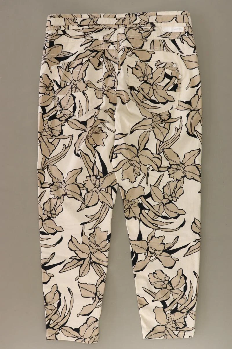 Gang Hose Gr. W27 mit Blumenmuster neuwertig Modell Amelie creme aus Baumwolle
