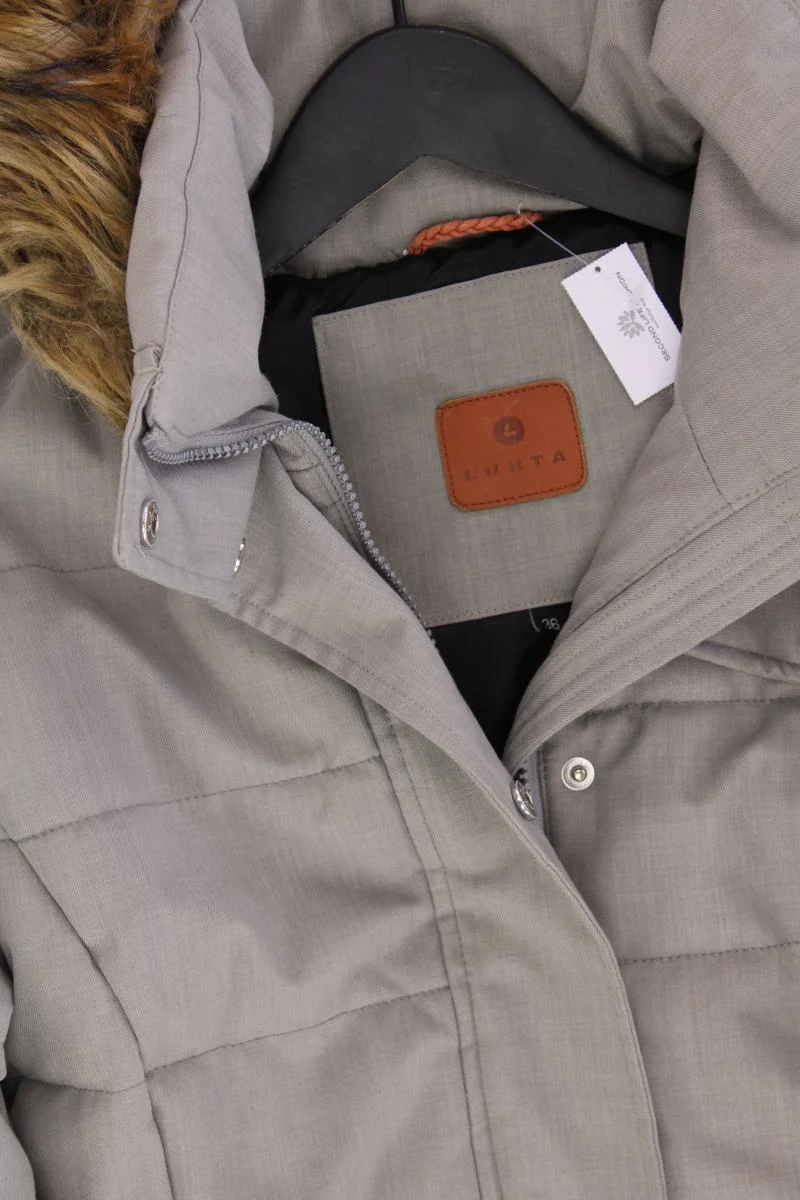 Luhta Kapuzenjacke Gr. 36 grau aus Polyester
