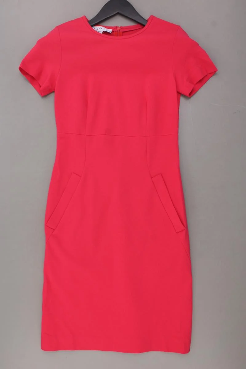 PiuPiu Etuikleid Gr. 36 Kurzarm pink aus Viskose