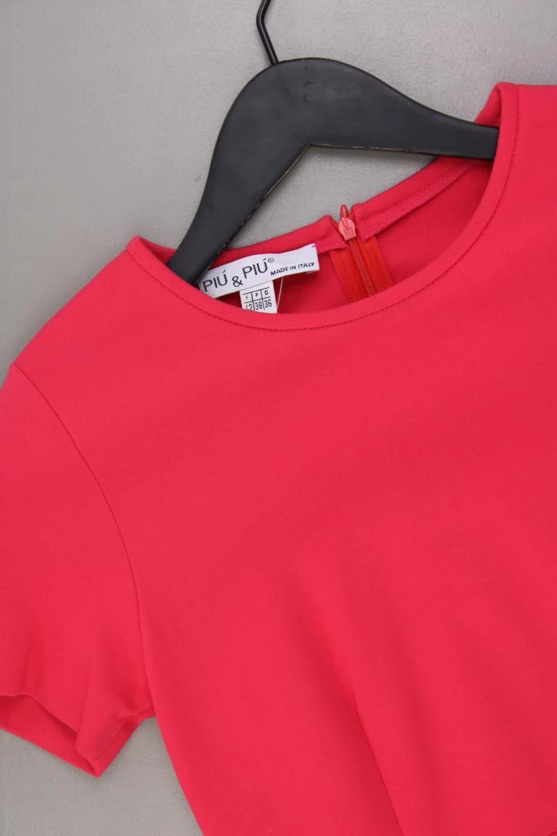 PiuPiu Etuikleid Gr. 36 Kurzarm pink aus Viskose