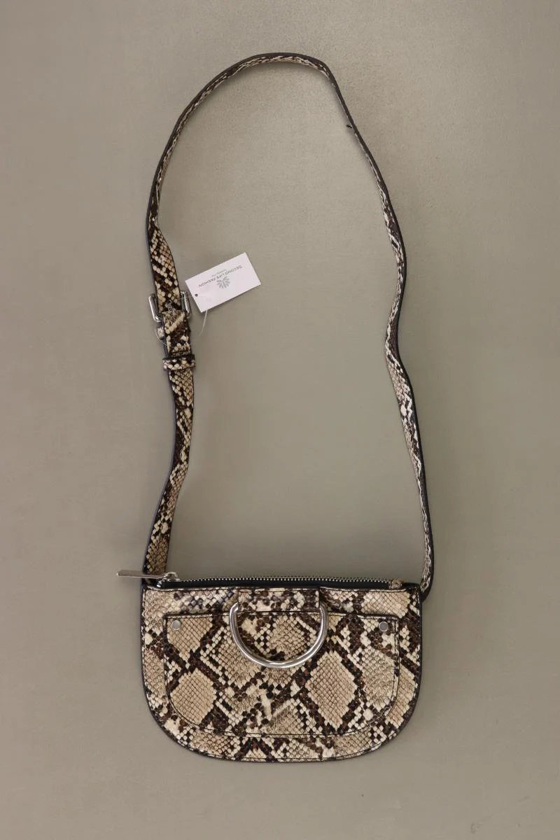 Zara Bauchtasche mit Tierdruck braun aus Kunstleder