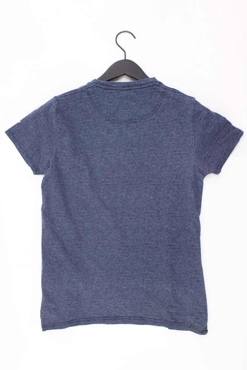 Hollister Printshirt für Herren Gr. XS Kurzarm blau