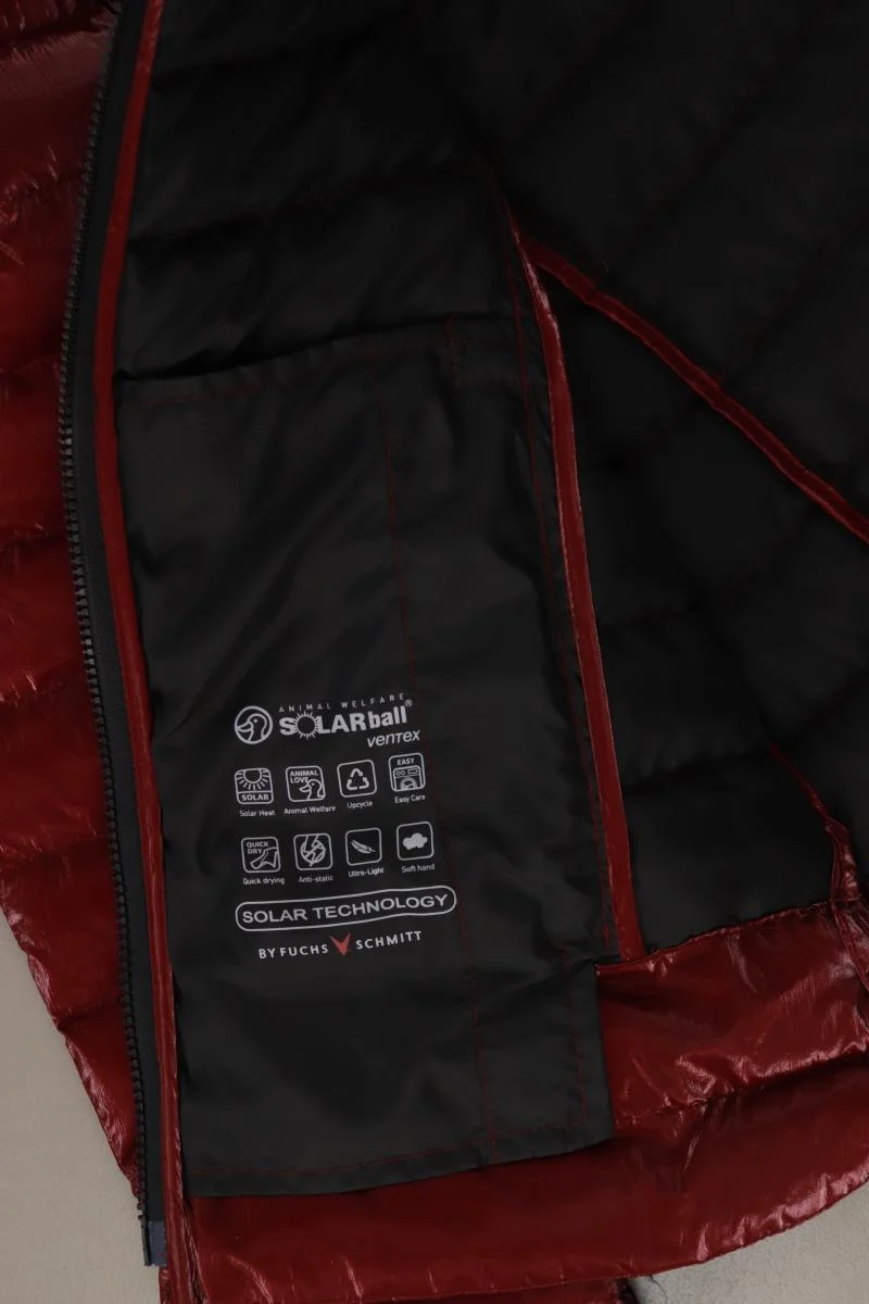 Fuchs Schmitt Steppjacke Gr. 34 rot aus Polyamid