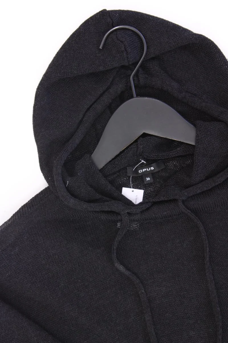 Opus Kapuzenshirt Gr. 36 neuwertig Kurzarm schwarz