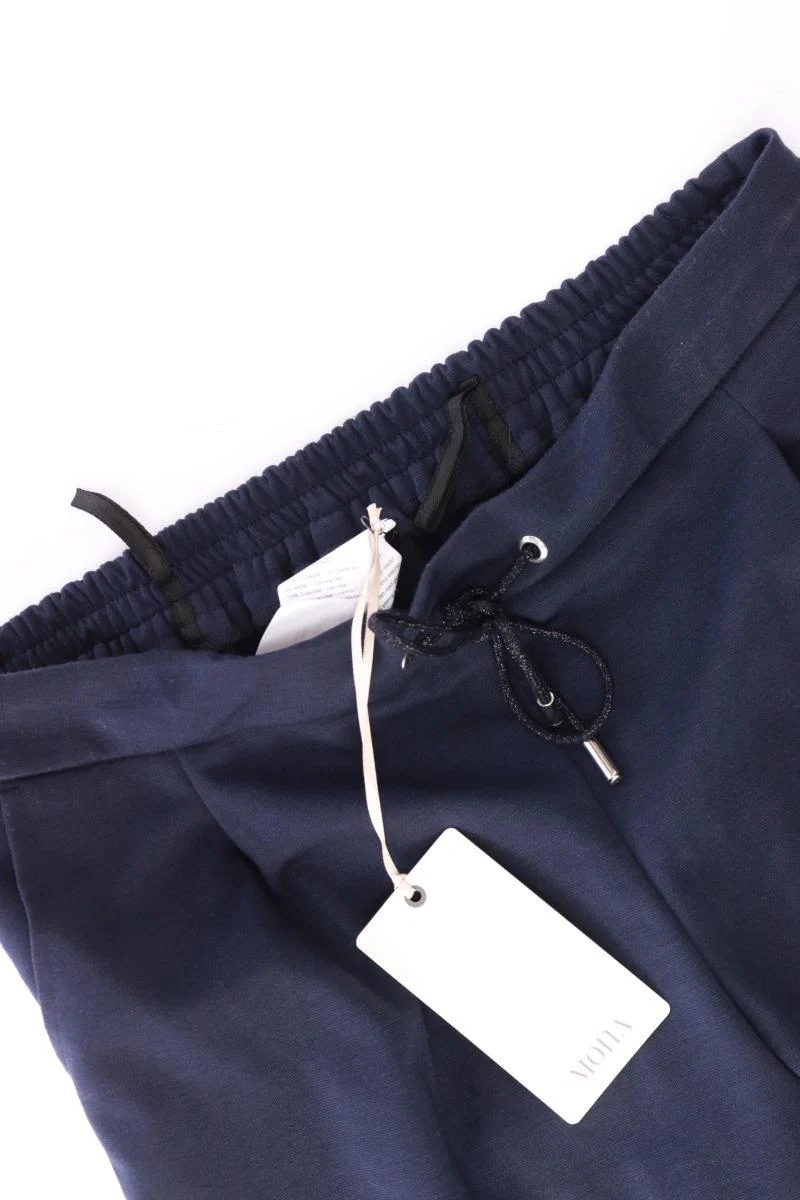 Mona Stoffhose Gr. Kurzgröße 21 neu mit Etikett blau aus Polyester