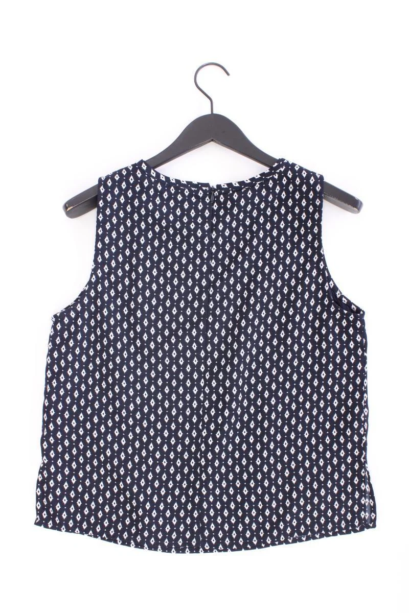 Street One Regular Top Gr. 40 geometrisches Muster blau aus Polyester