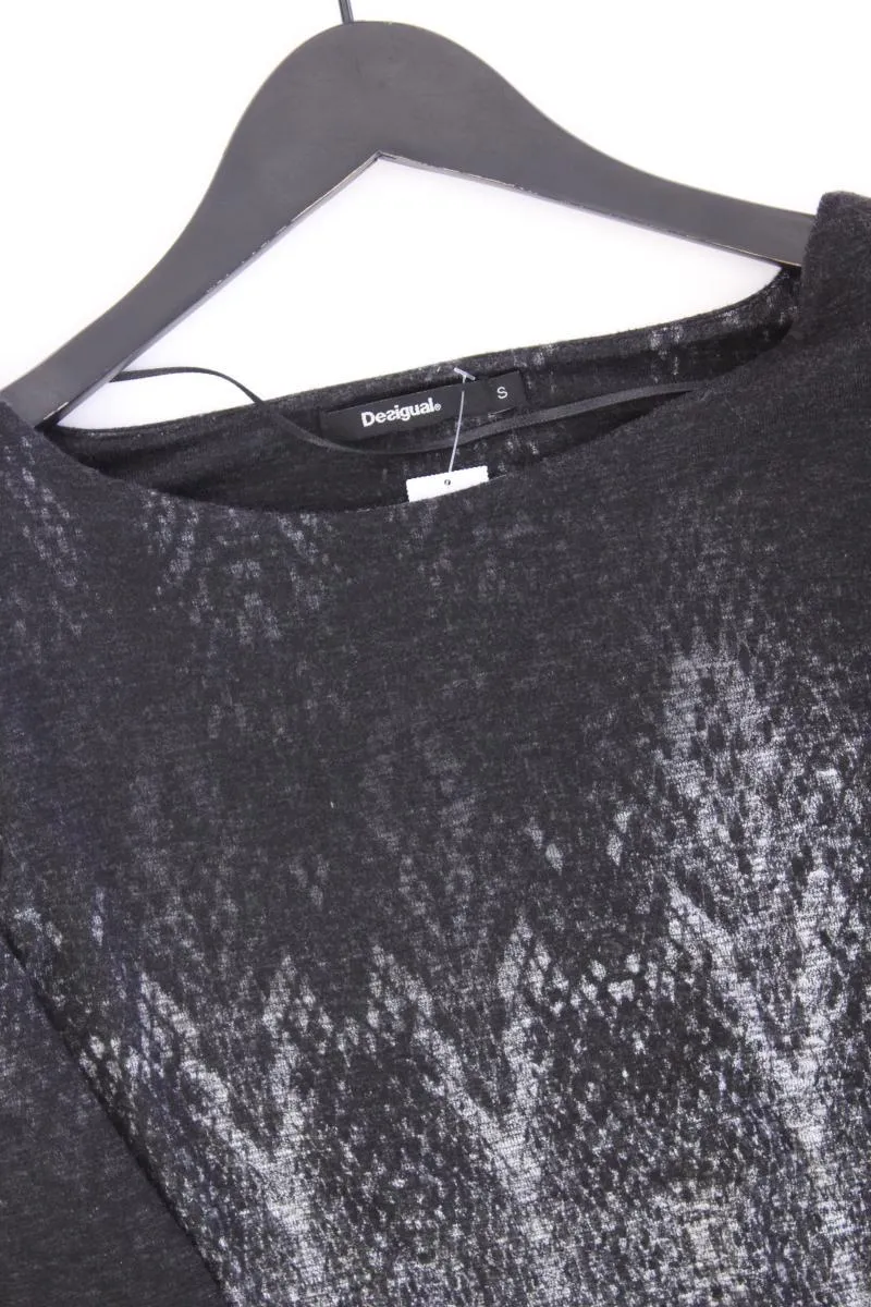 Desigual Jerseykleid Gr. S Langarm grau aus Viskose