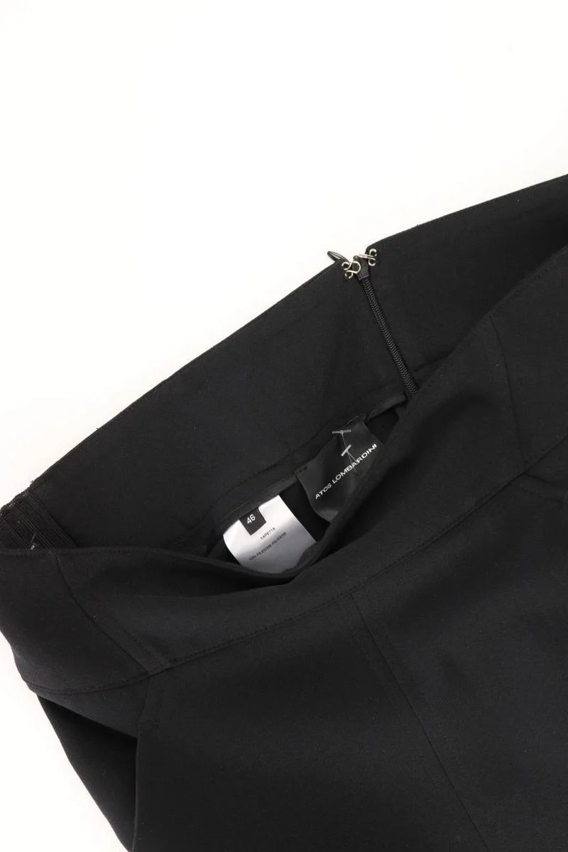 ATOS LOMBARDINI Bleistiftrock Gr. 46 schwarz aus Polyester