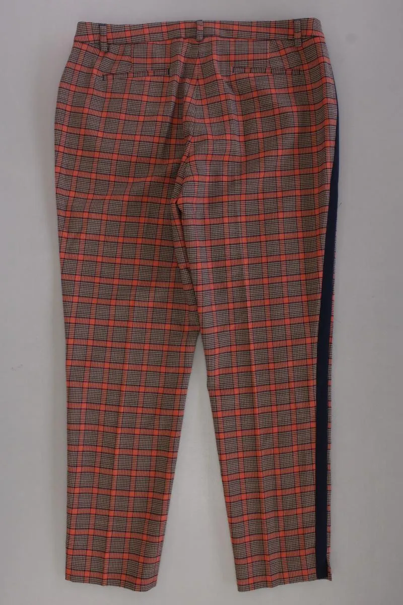 St. Emile Stoffhose Gr. 42 kariert neuwertig orange aus Polyester