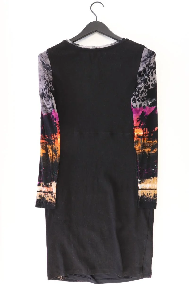 Oui Langarmkleid Gr. 38 schwarz aus Polyamid