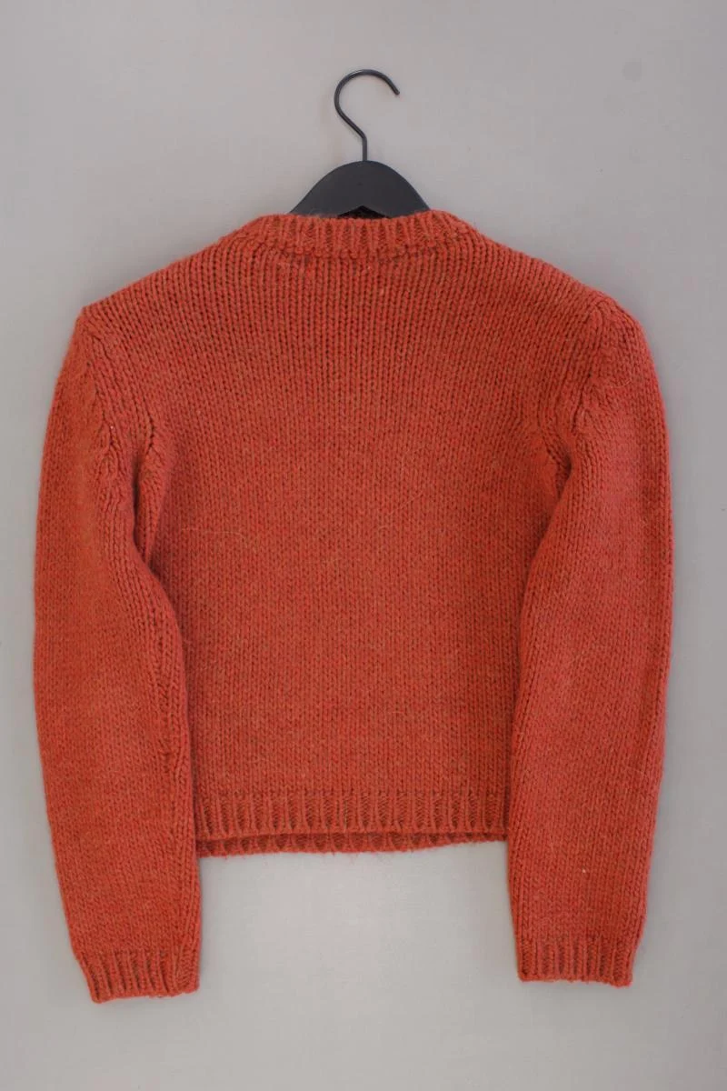 Blu Bianco Grobstrickpullover Gr. S orange aus Polyacryl