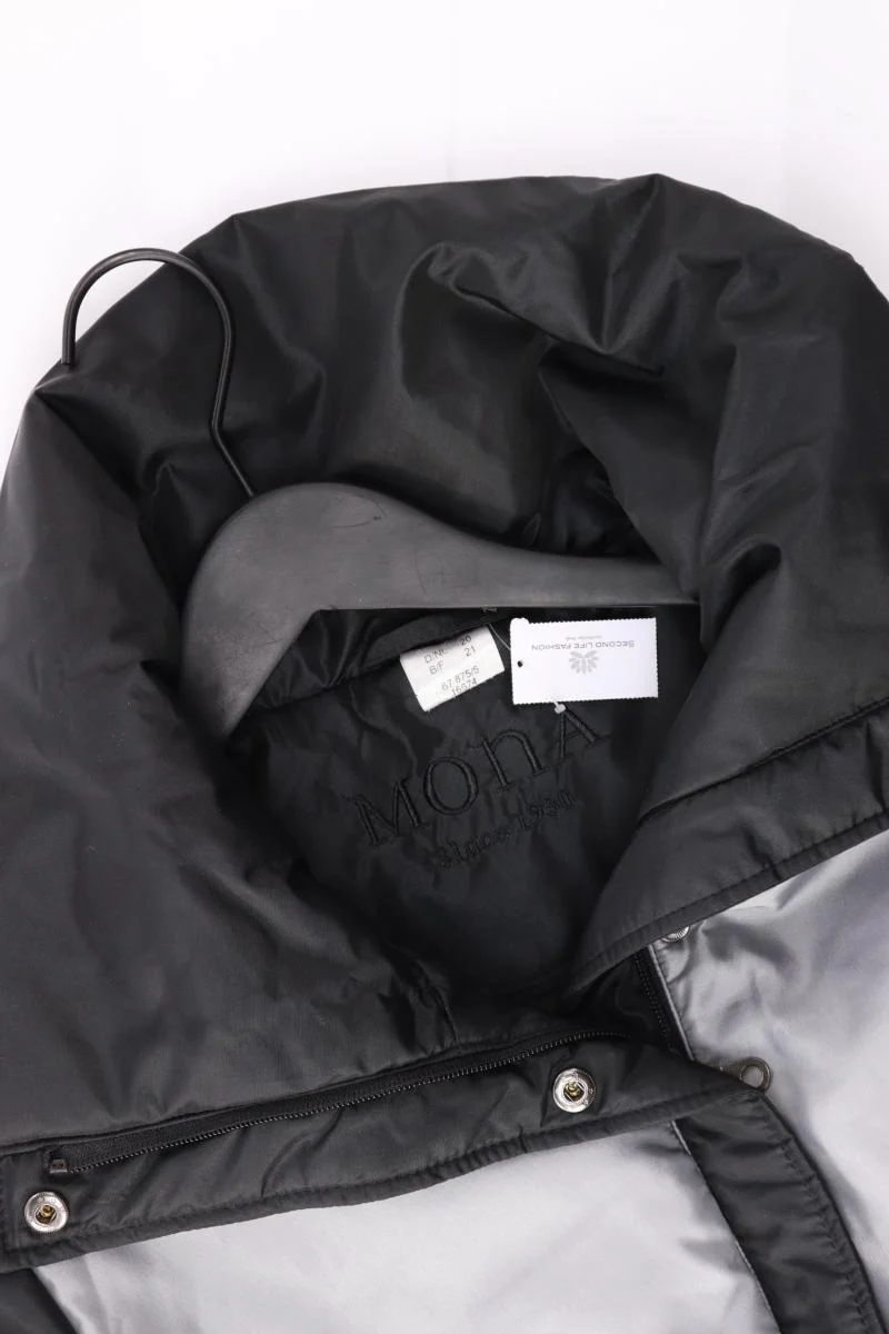 Mona Regular Mantel Gr. Kurzgröße 20 schwarz aus Polyester