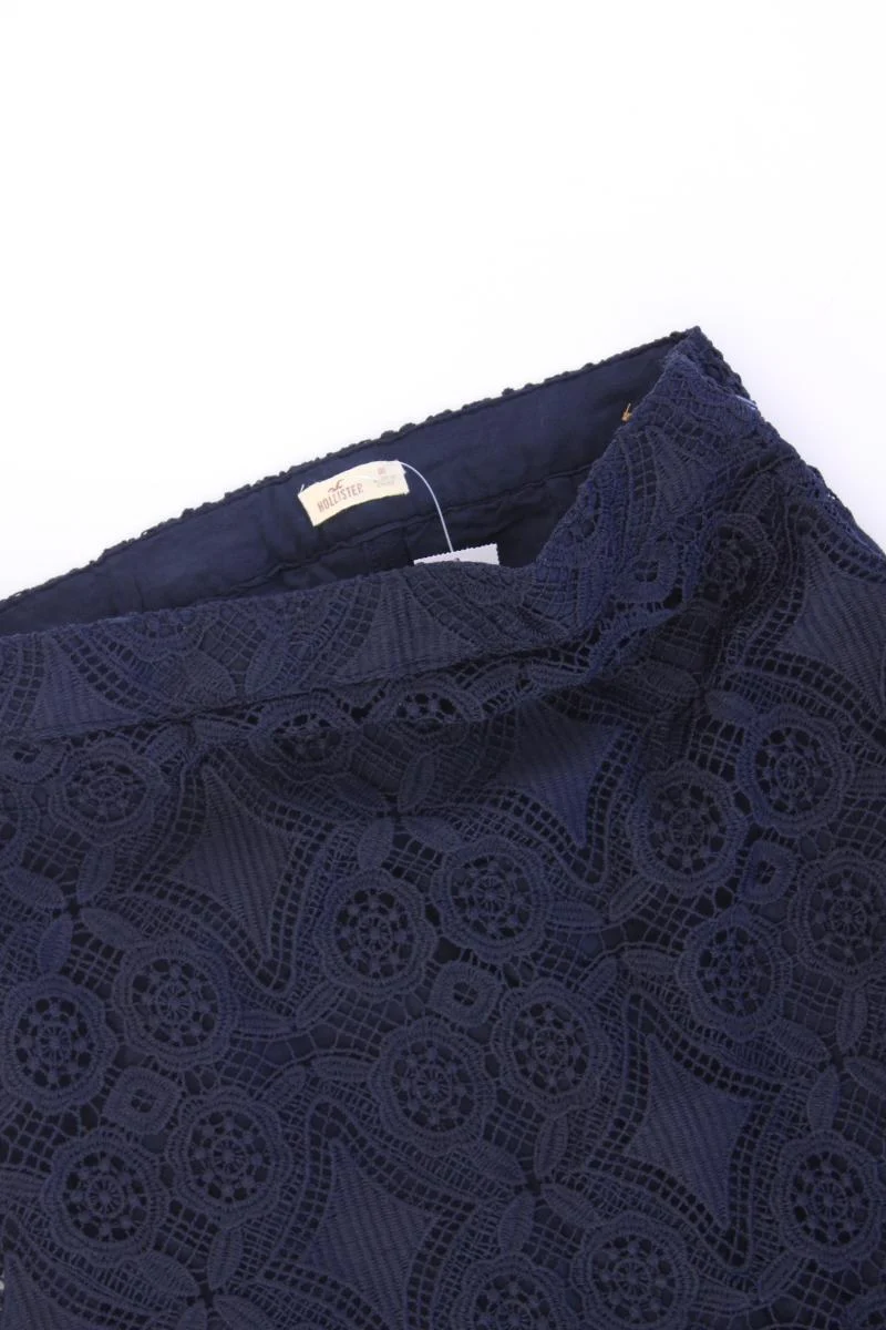 Hollister Spitzenrock Gr. US 0 (XS) blau aus Polyester