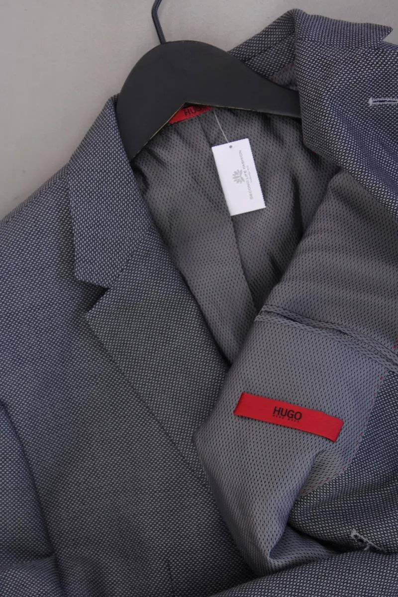Hugo Boss Longsakko für Herren Gr. 48 neuwertig grau aus Viskose