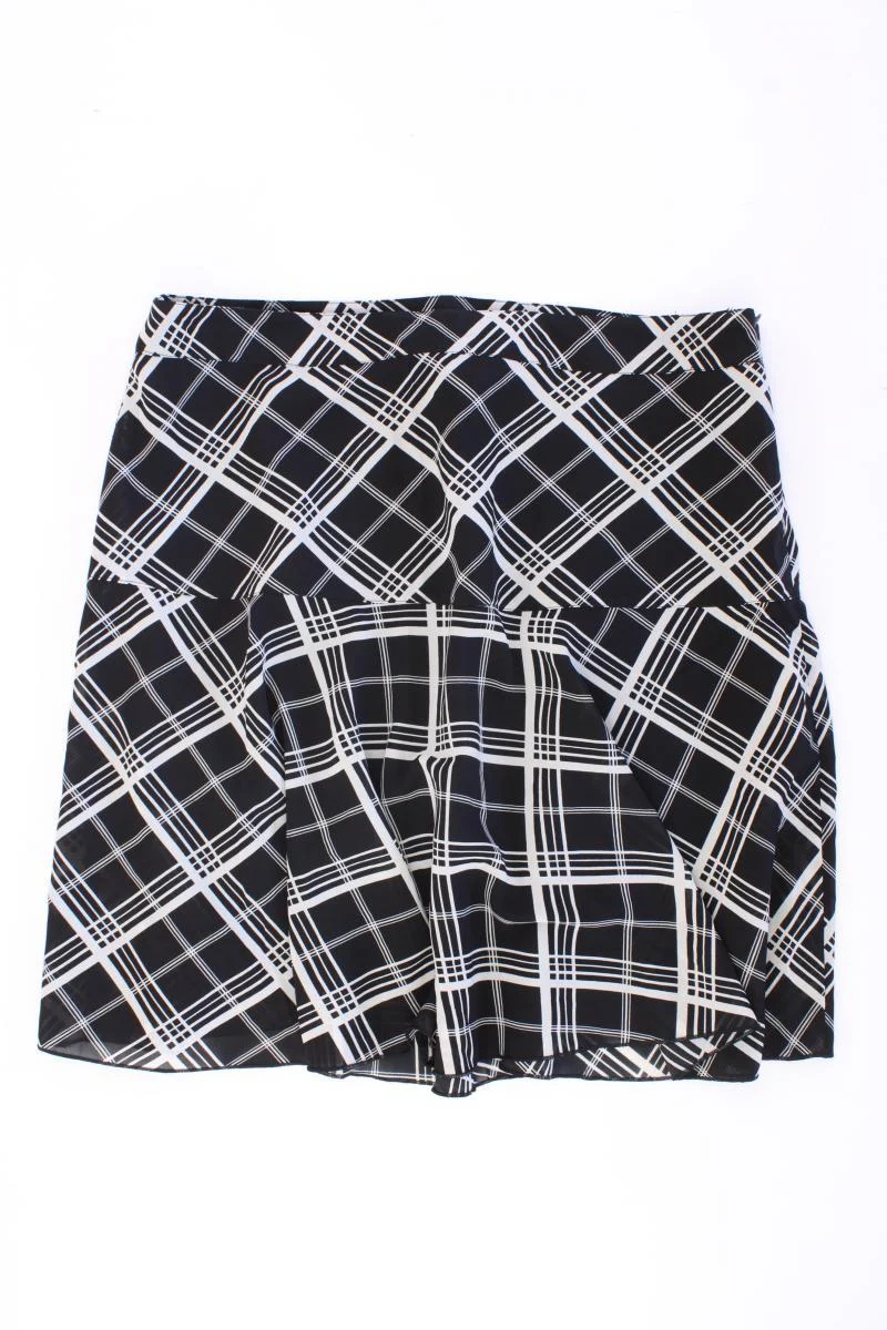 Street One Rock Gr. 42 kariert neuwertig schwarz aus Polyester