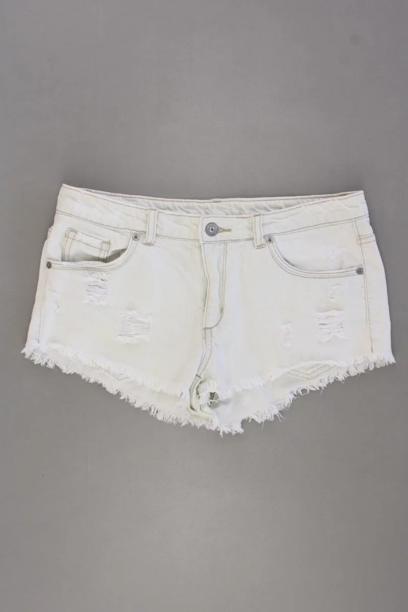 H&M Shorts Gr. 36 weiß aus Baumwolle