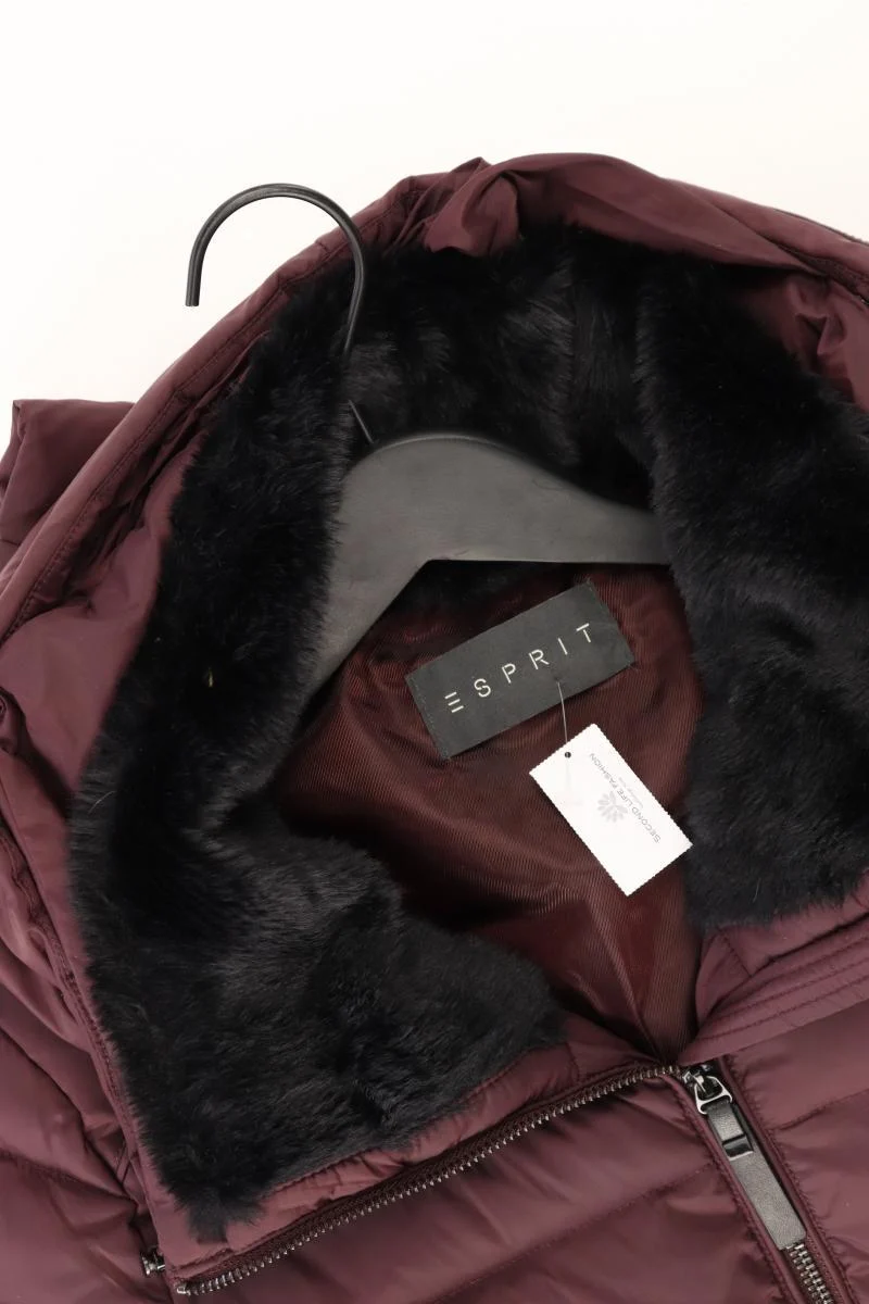 Esprit Daunenjacke Gr. M lila aus Polyester