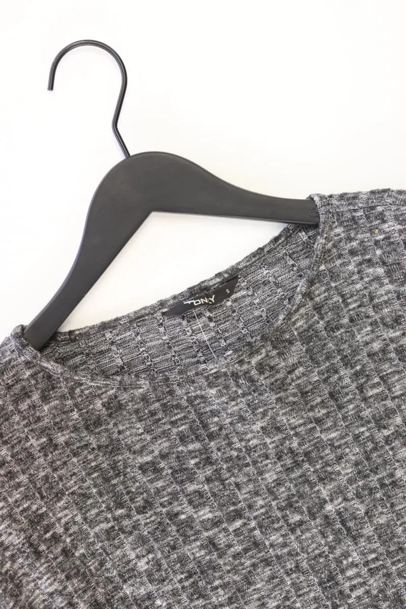 Only Oversize-Shirt Gr. S 3/4 Ärmel grau aus Polyester