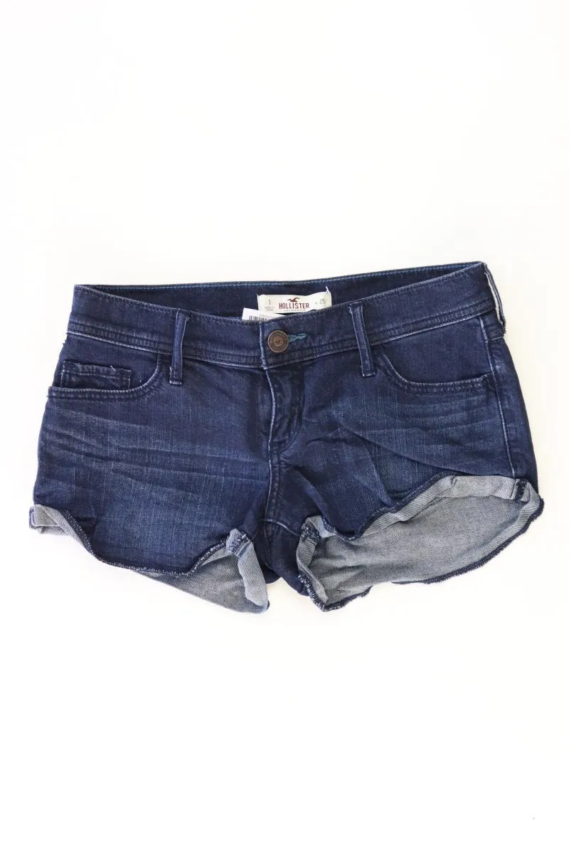 Hollister Jeansshorts Gr. W25 blau aus Baumwolle