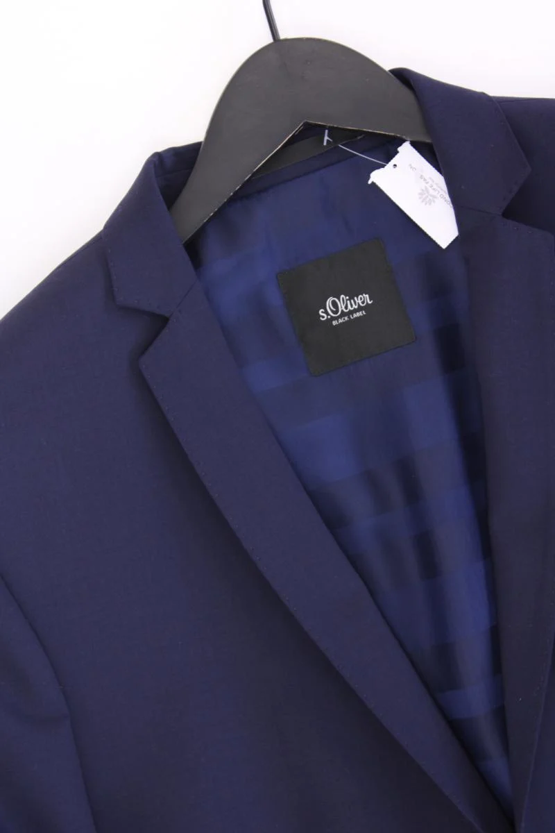 s.Oliver Black Label Wollsakko für Herren Gr. Langgröße 106 blau