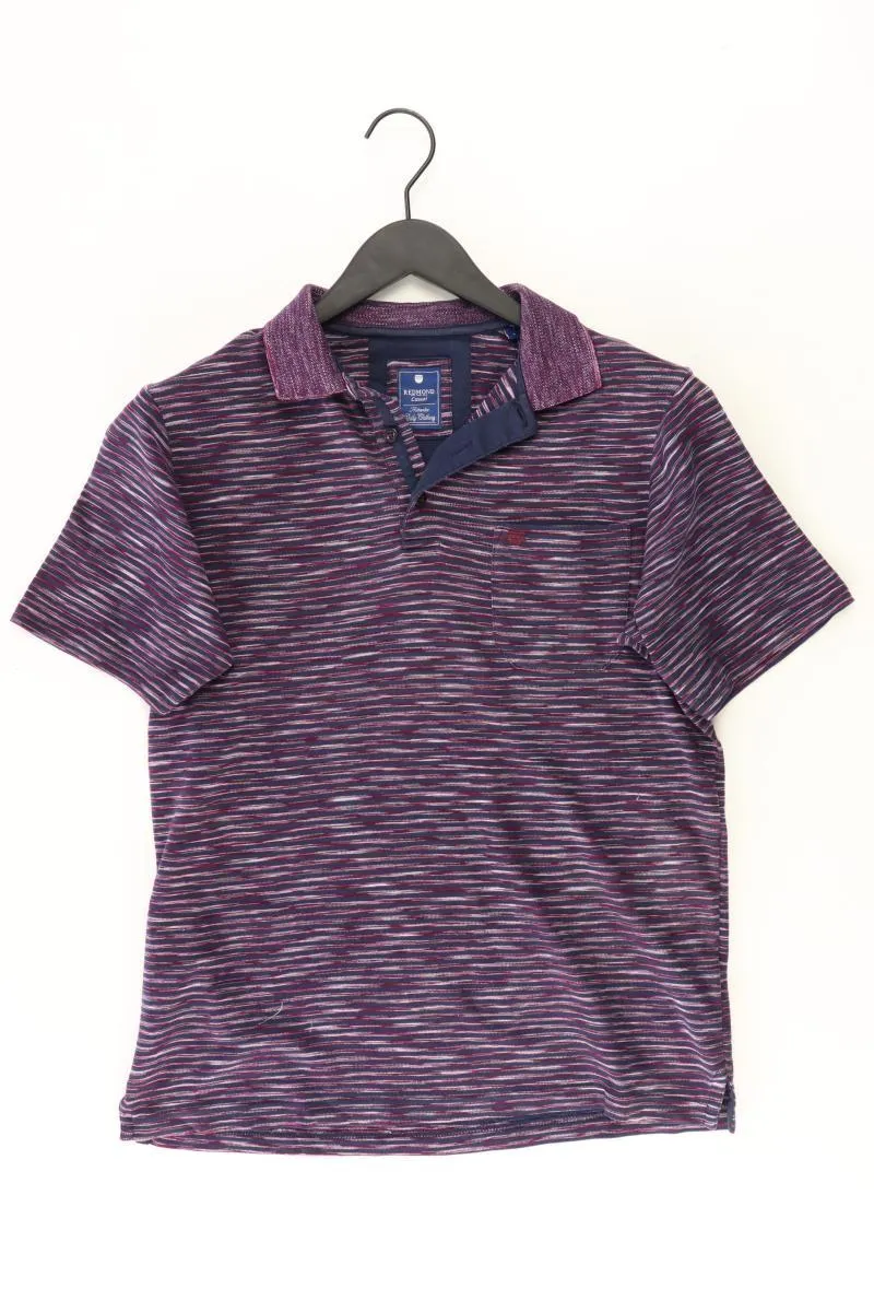Redmond Poloshirt für Herren Gr. S Kurzarm lila aus Baumwolle