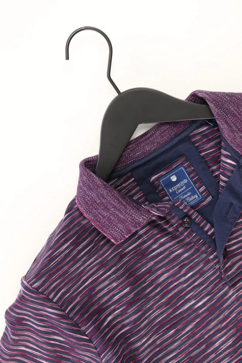 Redmond Poloshirt für Herren Gr. S Kurzarm lila aus Baumwolle